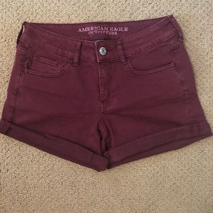 Red American Eagle Shorts